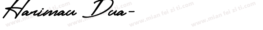 Harimau Dua字体转换
